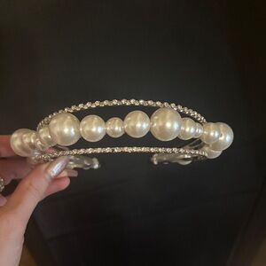 Elegant Pearl and Crystal Headband